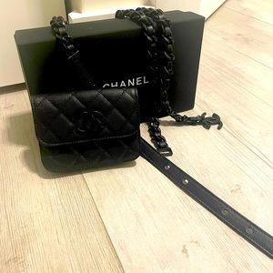 Chanel wallet on belt